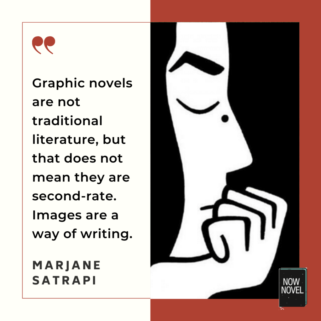 Marjane Satrapi quote - Graphic novels | Now Novel