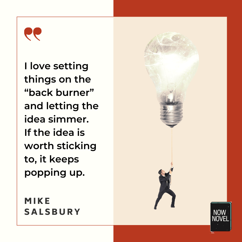 Writing comics - Mike Salsbury quote on ideas | Now Novel