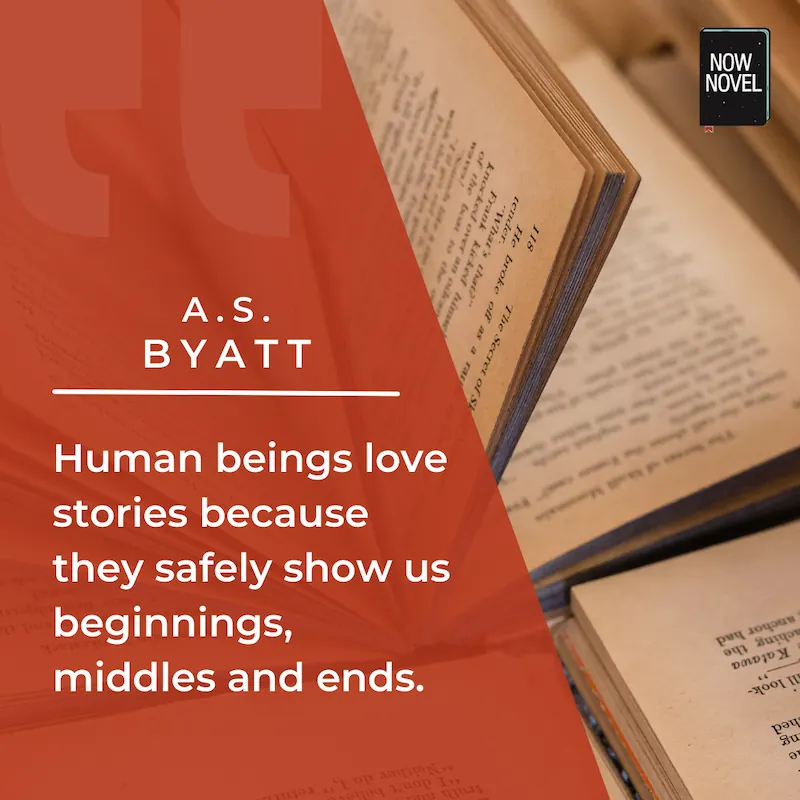 AS Byatt quote on story beginnings