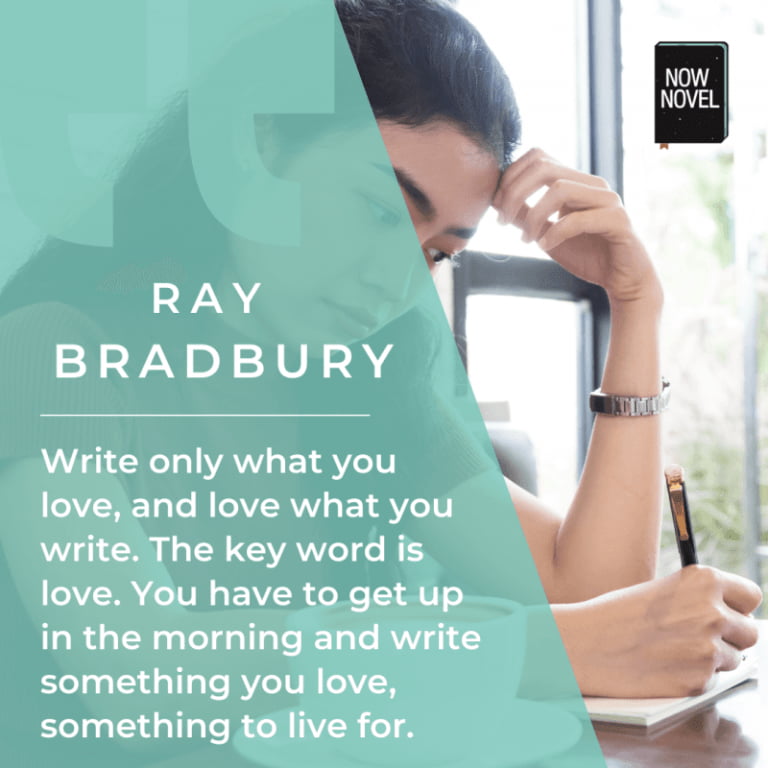 Ray Bradbury quote on starting to write a story