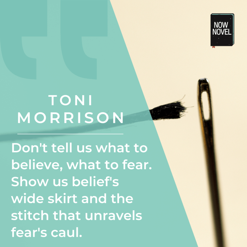 Writing prompt ideas from Toni Morrison's Nobel speech.