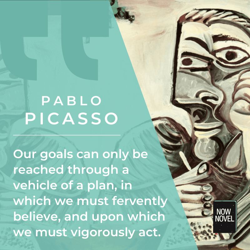 goals quote by Pablo Picasso