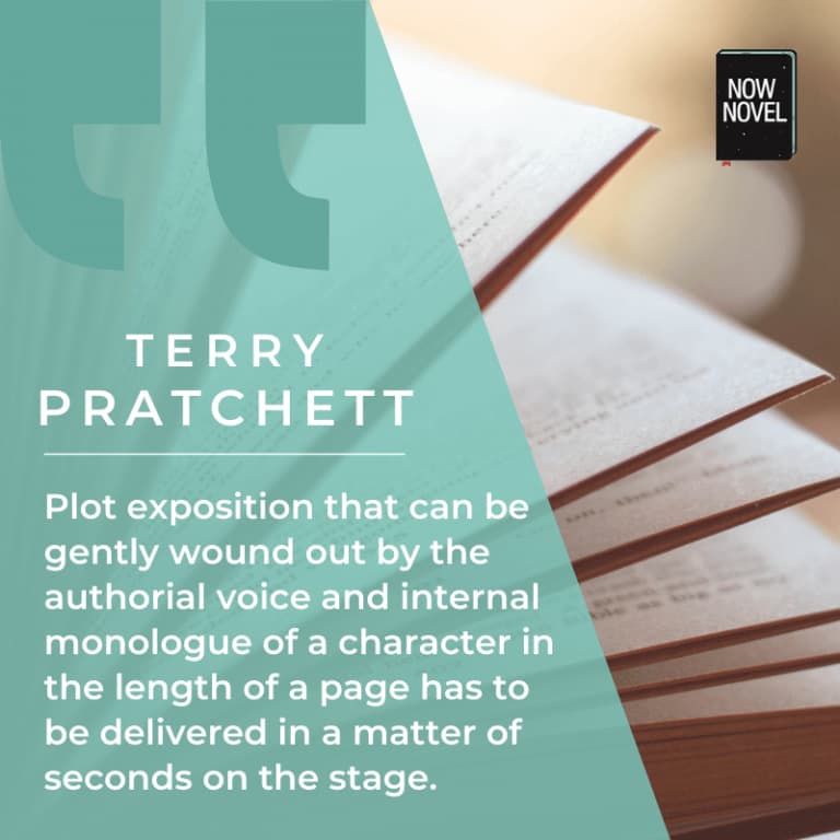 Story exposition quote by Terry Pratchett