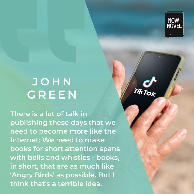 John Green quote on publishing