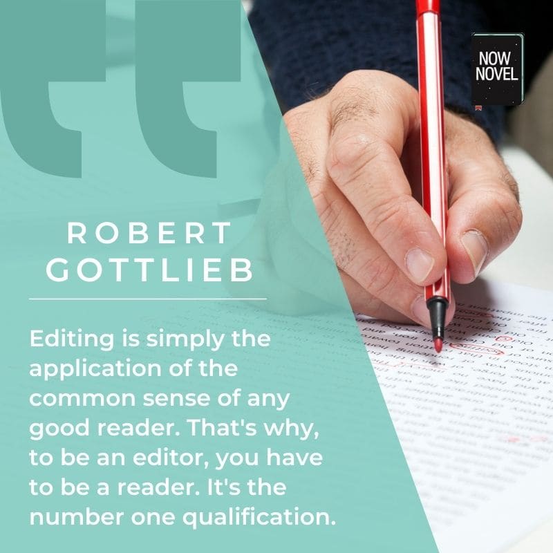 What makes a good editor - Robert Gottlieb quote