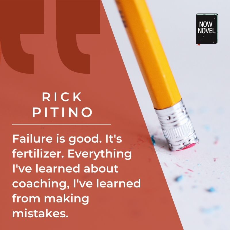 Quote on learning from failure by Rick Pitino