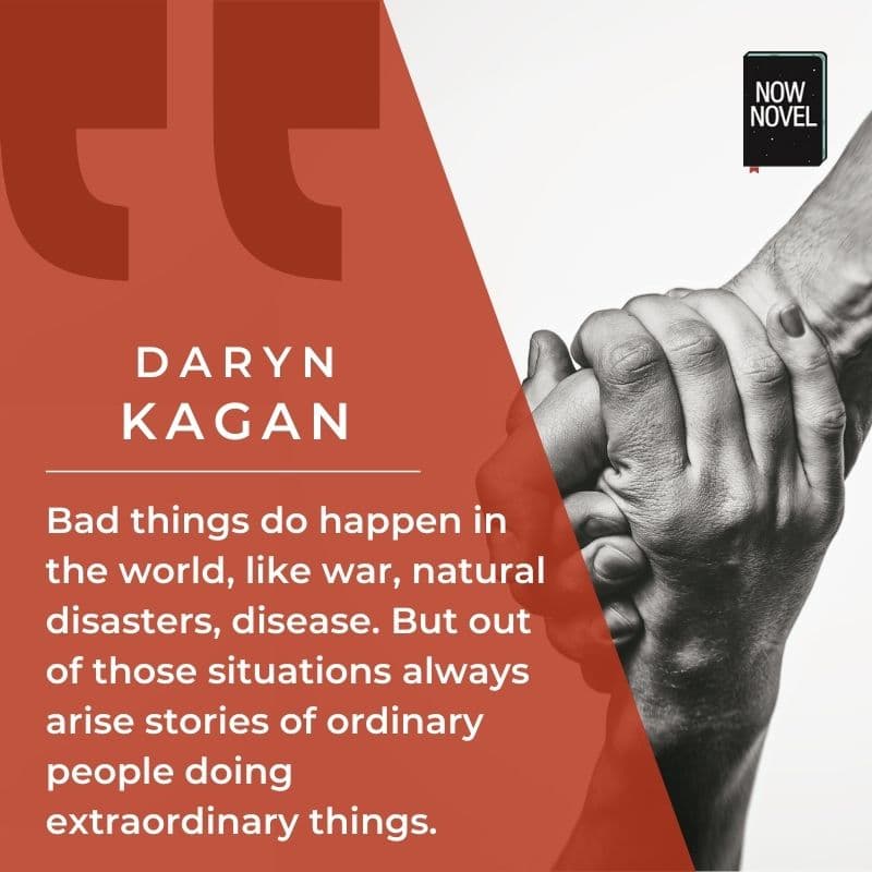 Quote on stories transcending bad times - Daryn Kagan
