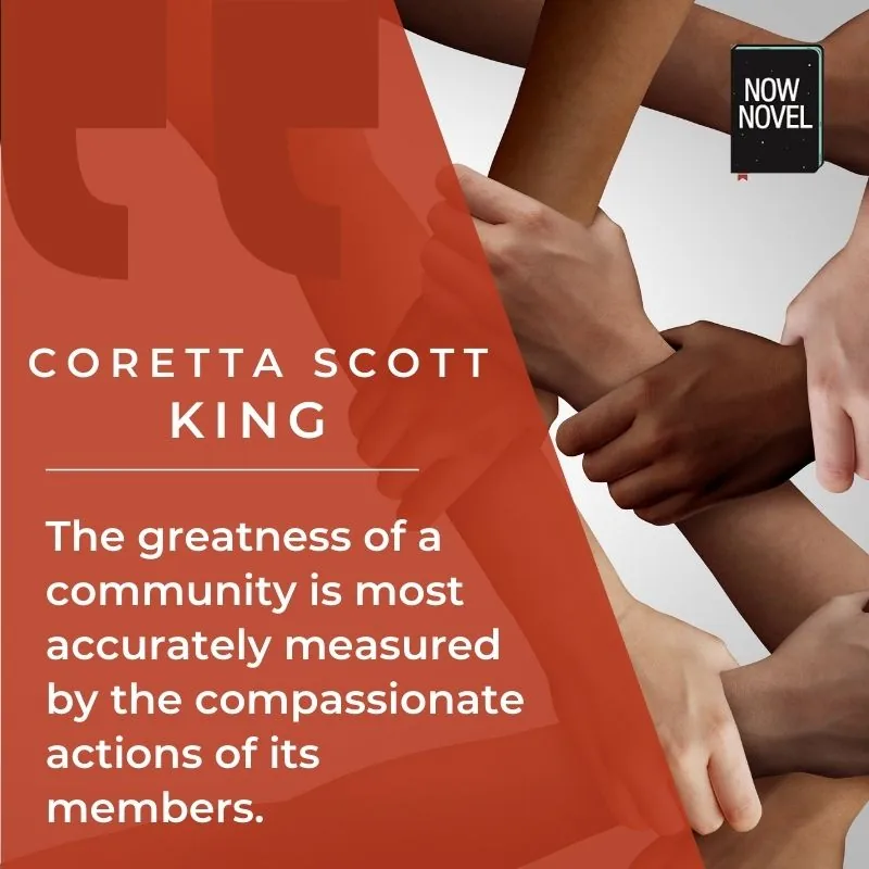 Coretta Scott King community quote