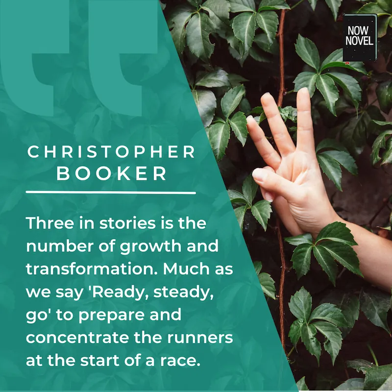 Three in story archetypes - quote by Christopher Booker