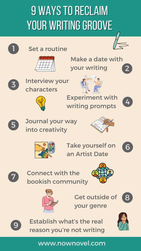 9 ways to reclaim your writing groove 