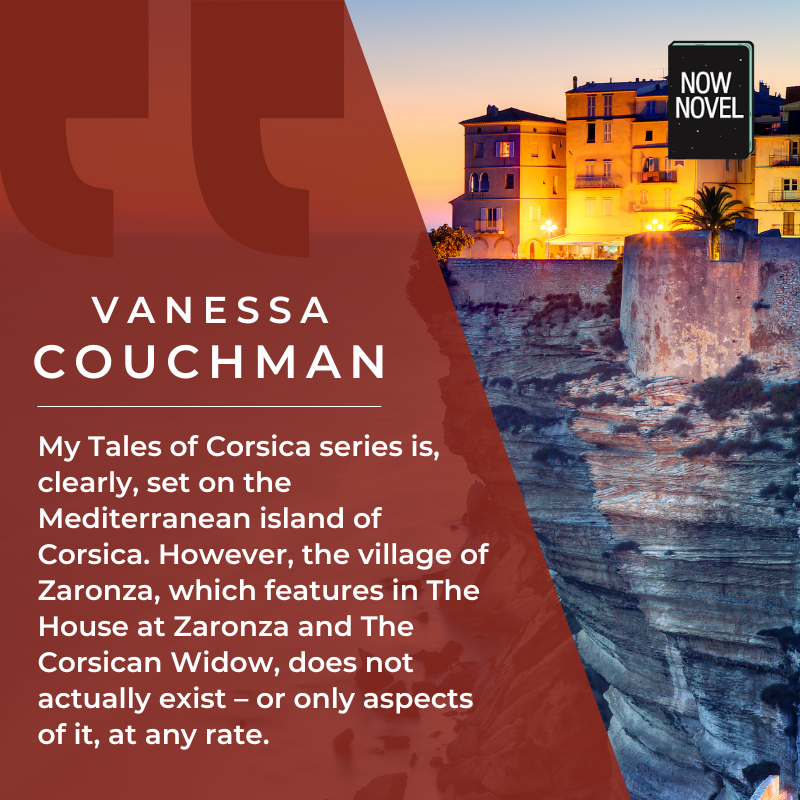 Vanessa Couchman on her fictional village in Corsica