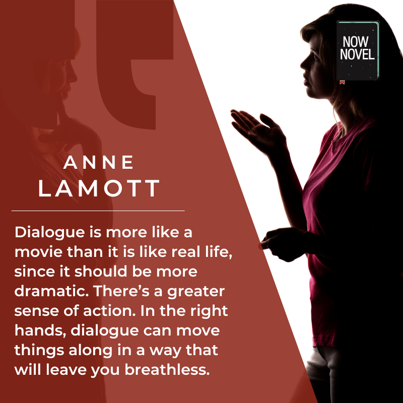Anne Lamott on why dialogue is more like the movies than real life 