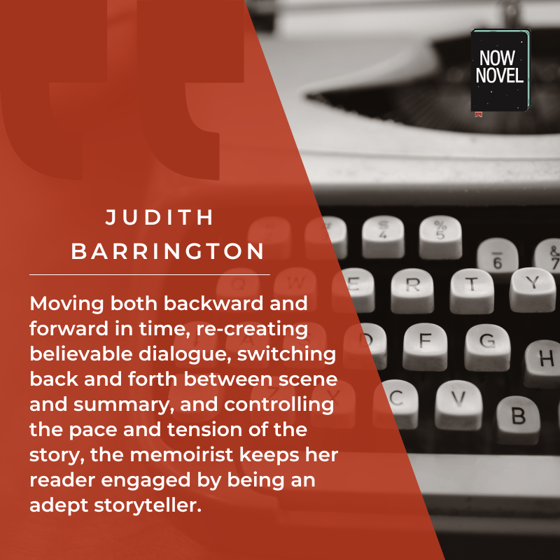 Judith Barrington on writing a memoir using storytelling techniques
