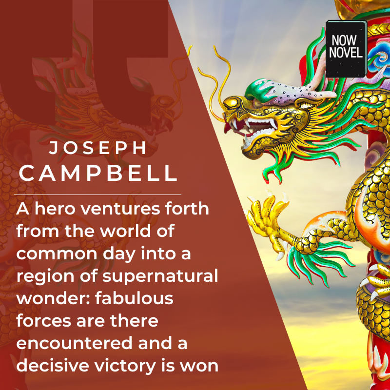 Joseph Campbell quote on the Hero's Journey