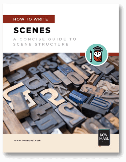 Now Novel - How to write scenes guide cover (free)