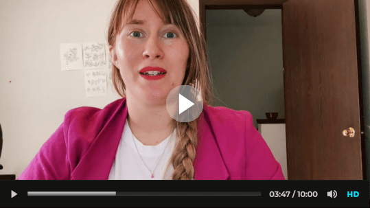 Writer Francesca video testimonial for Now Novel Group Coaching